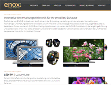 Tablet Screenshot of enox-deutschland.com